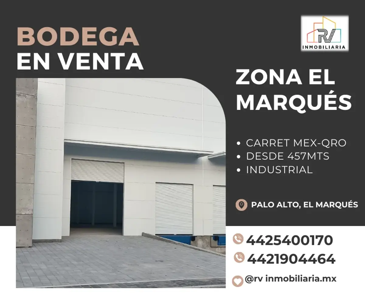 Bodega en venta en Palo Alto, El Marqués — foto 1 de 11