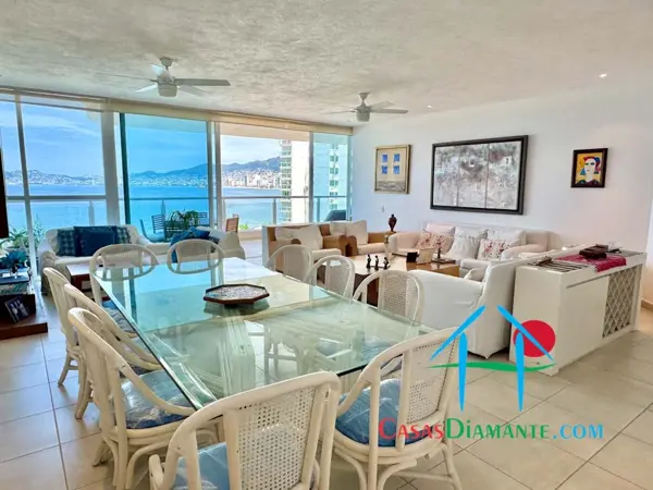 Departamento con espectacular vista a la bahía de Acapulco