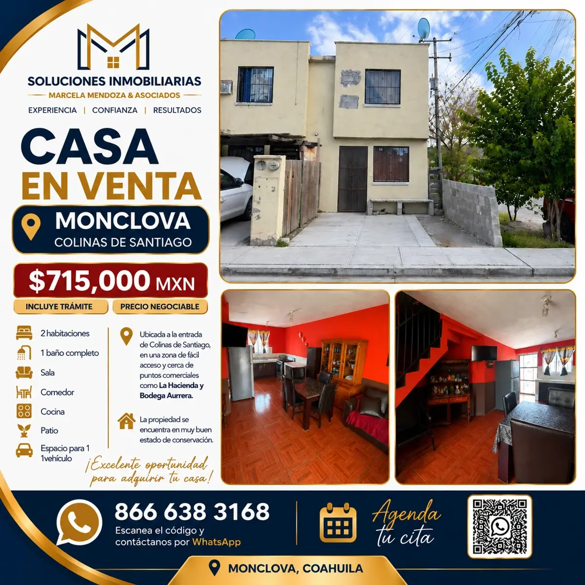 Casa en venta en Colinas de Santiago, Monclova — foto 1 de 11