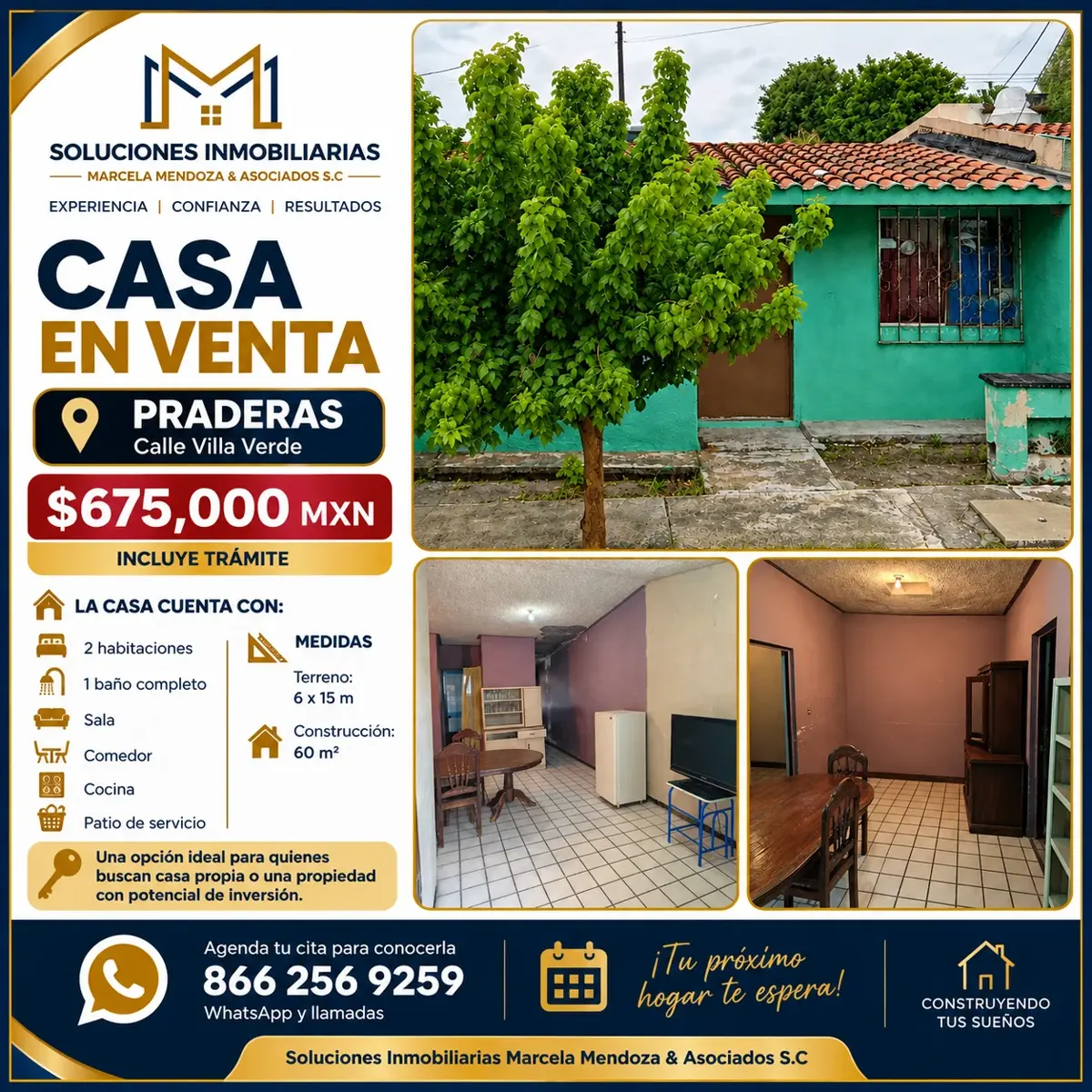 Casa en venta en Praderas del Sur, Monclova — foto 1 de 2