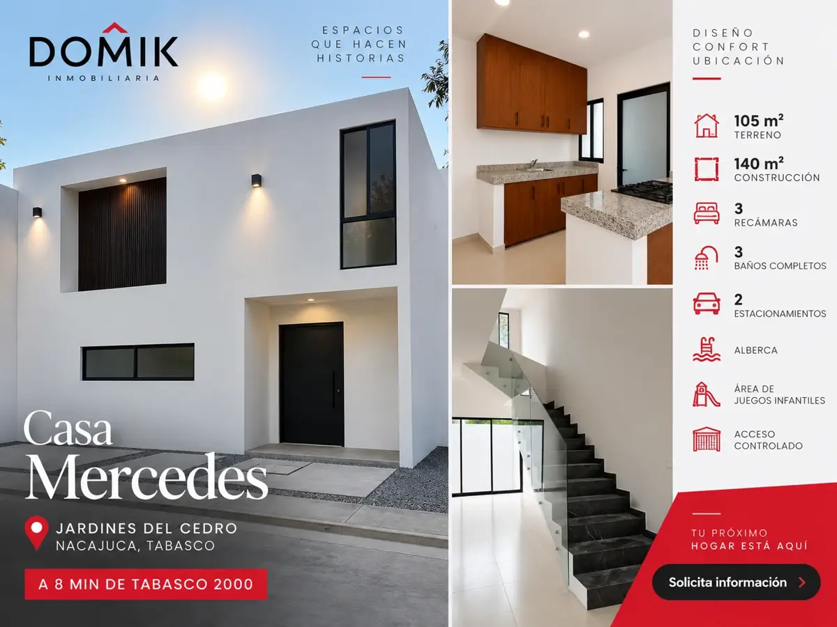 Casa en venta en El Cedro, Nacajuca — foto 1 de 12