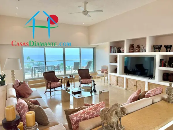 Departamento de playa con 2 terrazas y vista al mar