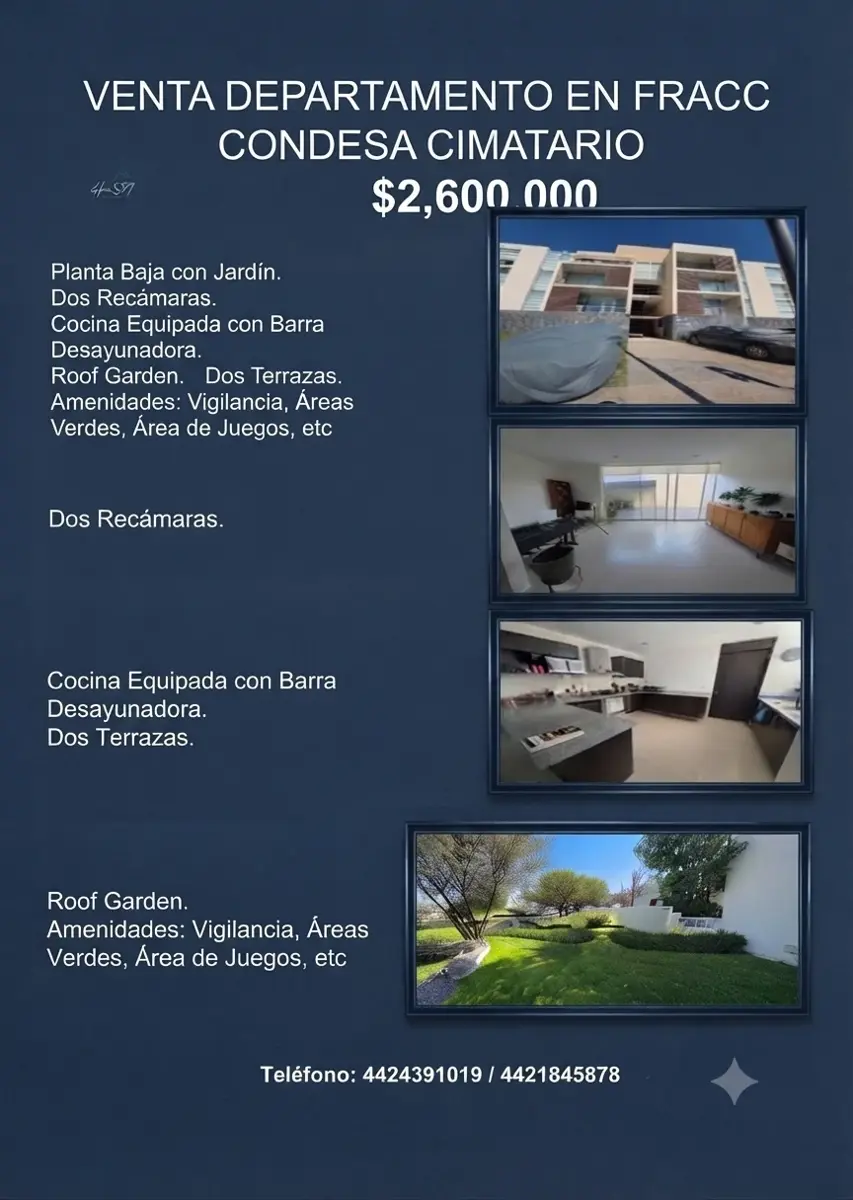Departamento en renta en San Agustín, Corregidora — foto 1 de 10