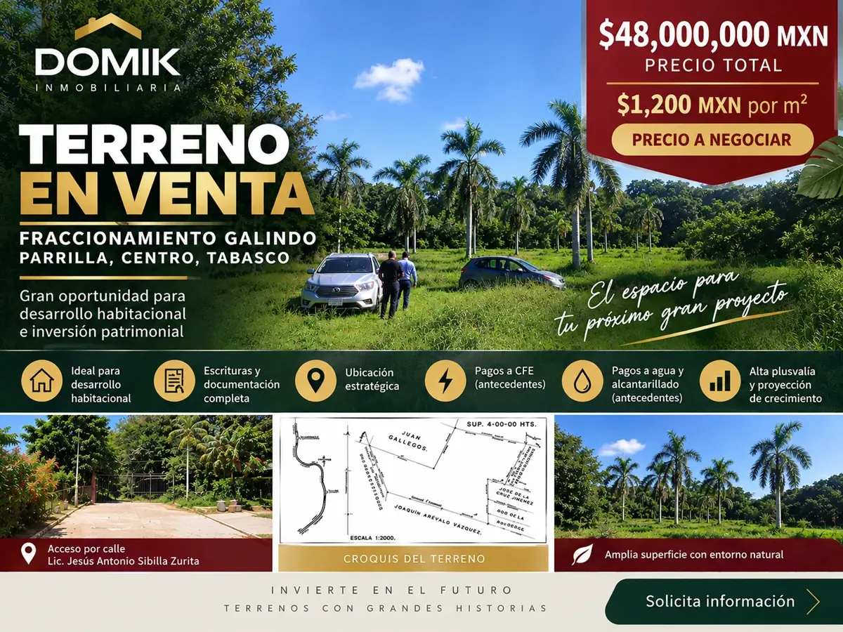 Terreno en venta en Parrilla, Centro