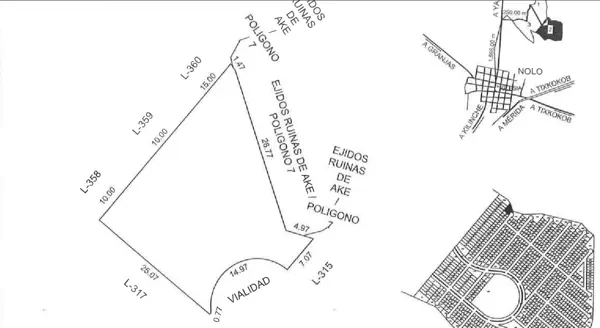 Terreno en Venta en Nolo, Tixkokob, Yucatán 3