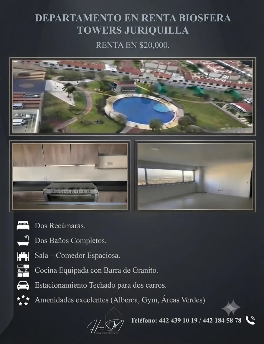 Departamento en renta en Juriquilla Residencial, Querétaro — foto 1 de 11