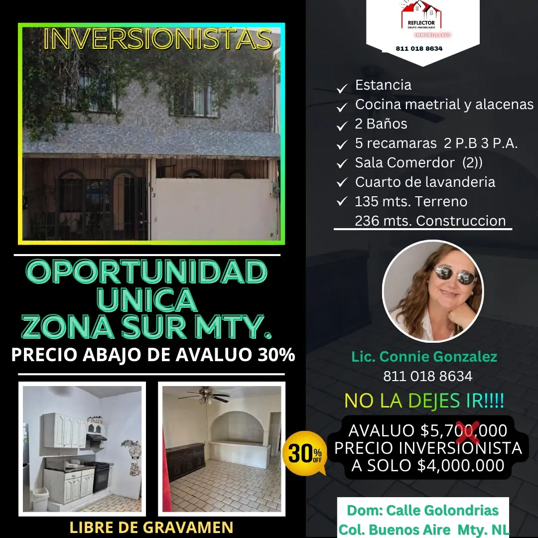 Casa en venta en Buenos Aires, Monterrey — foto 1 de 14