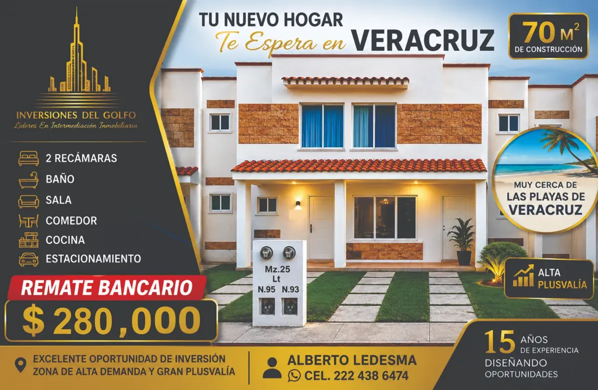 Casa en venta en Residencial las Olas, Cosoleacaque — foto 1 de 11