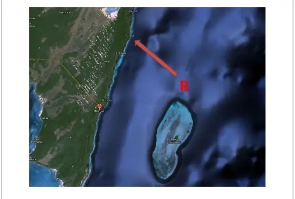Terreno de 1065 mts Frente al Mar en Mahahual, Pulticub
