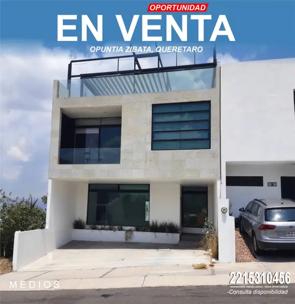 REMATE DE RESIDENCIA EN OPUNTIA ZIBATA, QRO, A 5MIN DE LA ANAHUAC, NEGOCIABLE, SOLO CONTADO