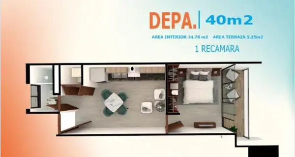 Departamento en venta en Roma, Monterrey — foto 3 de 3