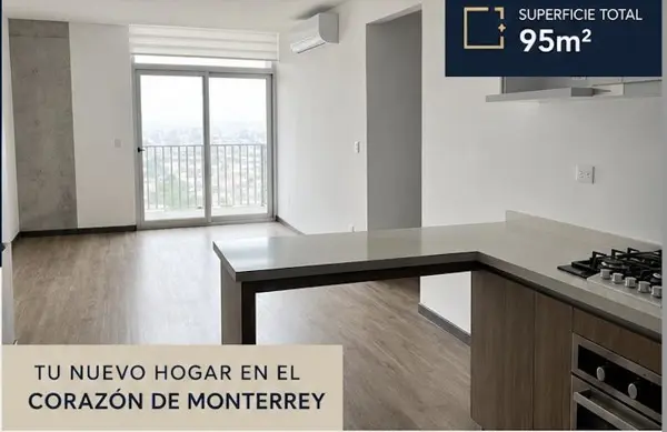 Departamento en Renta en Aluna, Centro, Monterrey, N. L.