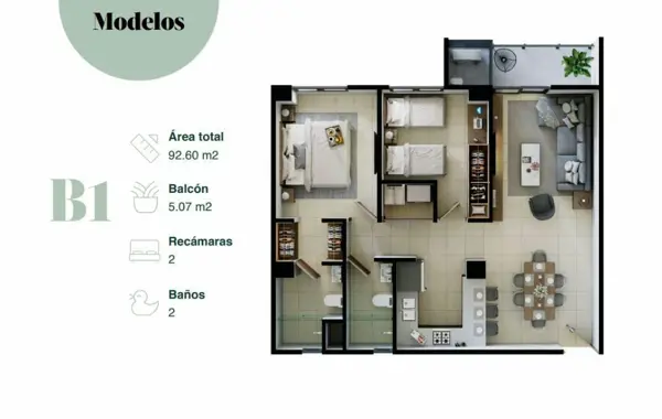 Departamento en venta en Colinas del Huajuco, Monterrey — foto 3 de 19