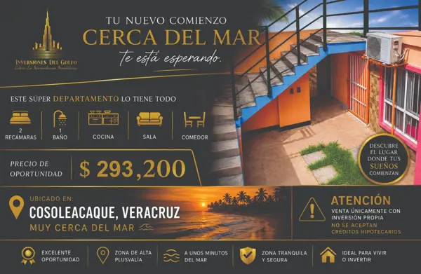 Venta de Departamento en Remate Hipotecario en Cosoleacaque, Veracruz
