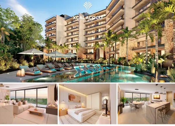Penthouse 704 + Rooftoop privado con Jacuzzi en Distrito Xcalacoco, Playa del Carmen PRECIO ESPECIAL