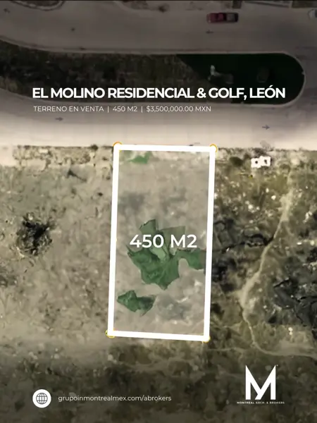 Terreno en venta en El Molino Residencial y Golf, León, Guanajuato