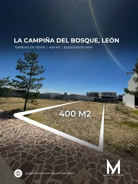 Terreno en venta en La Campiña del Bosque, León, Guanajuato