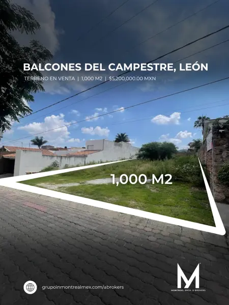 Terreno en venta en Balcones del Campestre, León, Guanajuato