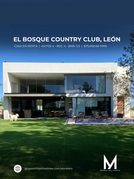Casa en renta en Country Club Gran Jardín, León, Guanajuato