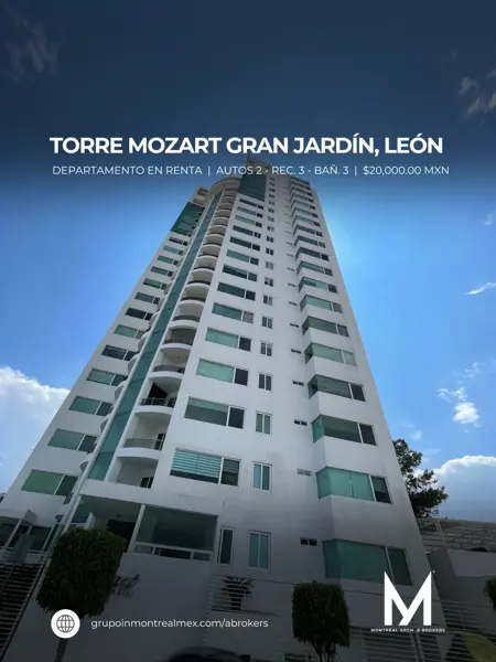 Departamento en renta en Lomas de Gran Jardin, León, Guanajuato