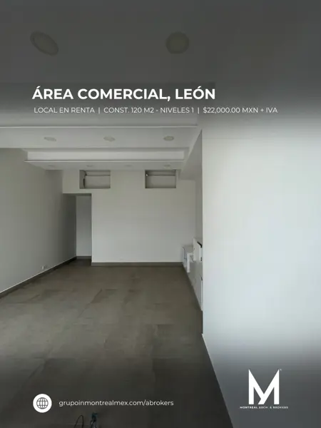 Local en renta en Área Comercial, León, Guanajuato
