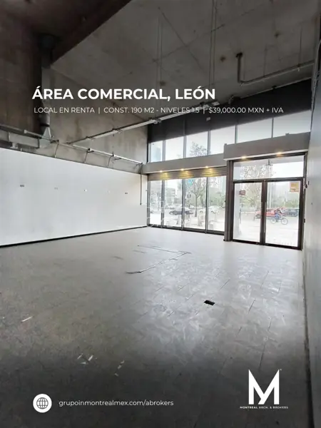 Local en renta en Área Comercial, León, Guanajuato