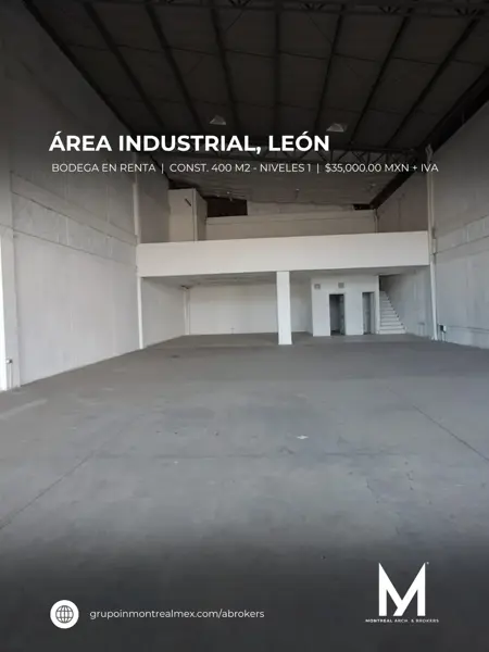 Bodega en renta en Área Industrial, León, Guanajuato