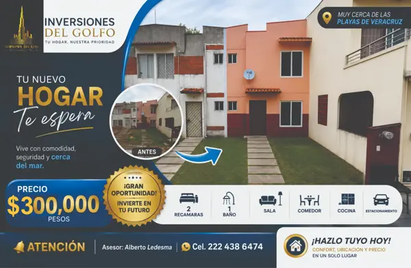 Casa en Remate Hipotecario en Residencial las Olas, Cosoleacaque, Veracruz
