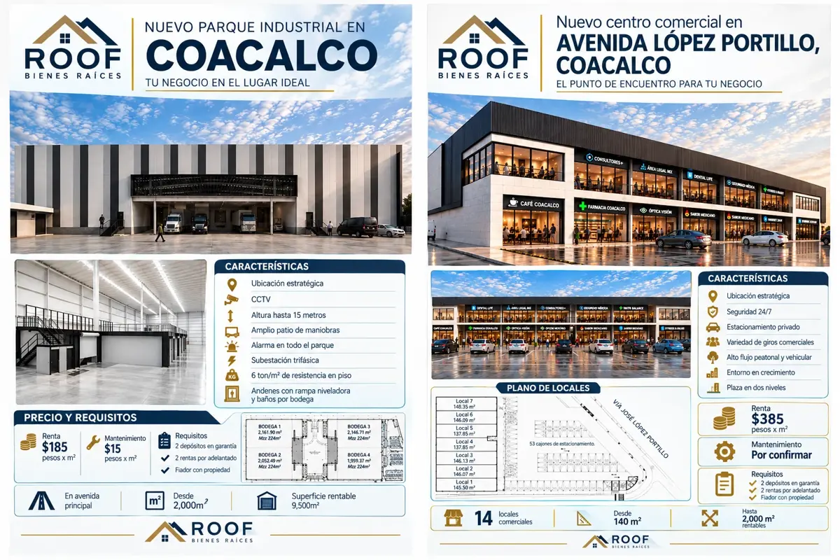 Local en renta en San Francisco Coacalco, Coacalco de Berriozábal