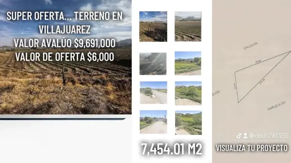 Terreno Habitacional en Venta en Villa Juárez, Lerdo, Durango