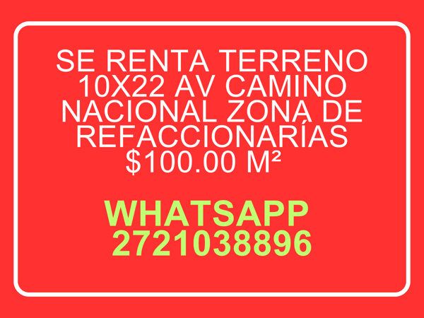 Terreno en renta en Río Blanco Centro, Río Blanco, Veracruz de Ignacio de la Llave