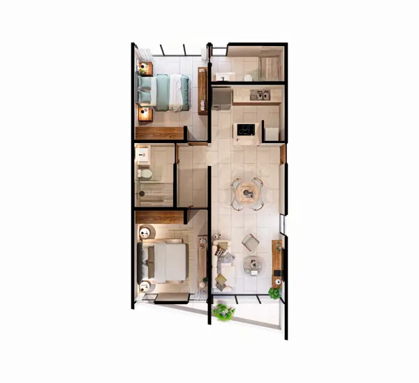 Departamento en venta en Temozon Norte, Mérida — foto 2 de 9