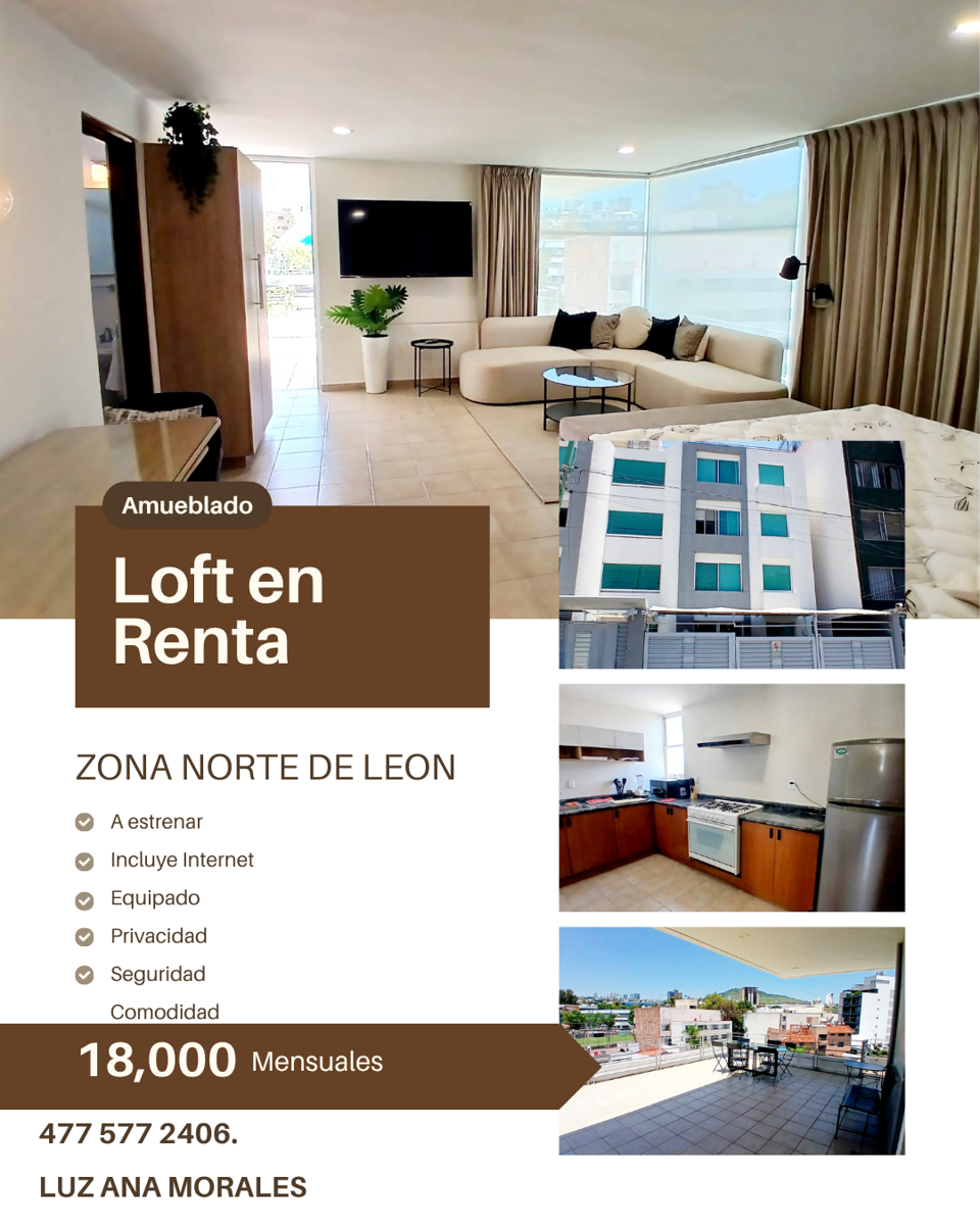 Departamento en renta en Lomas del Campestre, León — foto 1 de 10