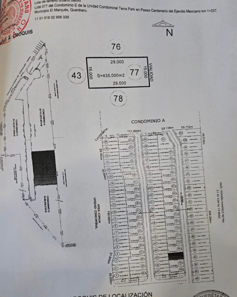 Terreno comercial en venta en Terrapark Centenario, Querétaro