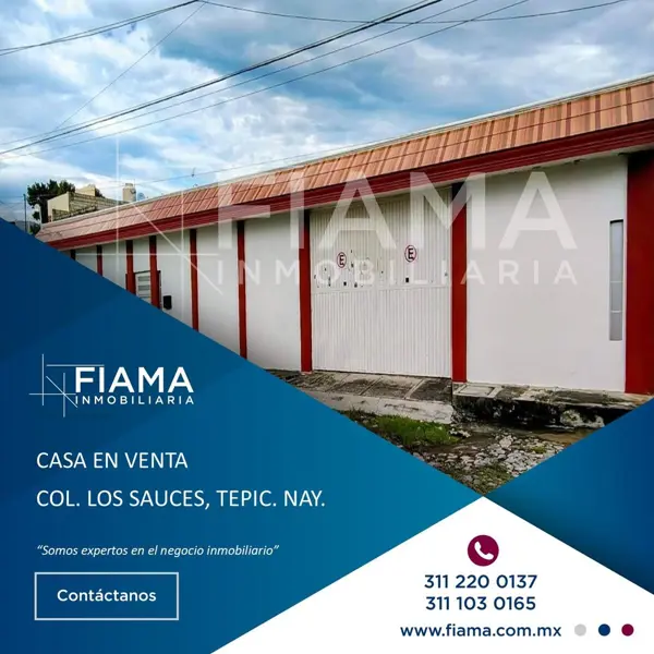 CASA EN VENTA COL. LOS SAUCES, TEPIC, NAY.