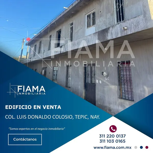 EDIFICIO EN VENTA EN COL. LUIS DONALDO COLOSIO, TEPIC, NAYARIT (G)