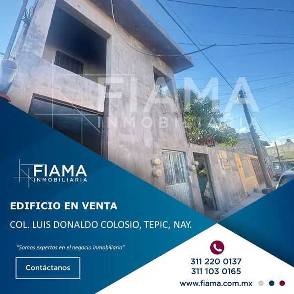 EDIFICIO EN VENTA EN COL. LUIS DONALDO COLOSIO, TEPIC, NAY.(G)