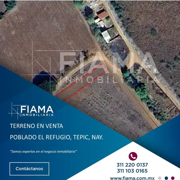 TERRENO EN VENTA CON EXCELENTE UBICACIÓN EN EL REFUGIO, TEPIC, NAY. (I) TERRENO EN VENTA CON EXCELENTE UBICACIÓN EN EL REFUGIO, TEPIC, NAY. (I)