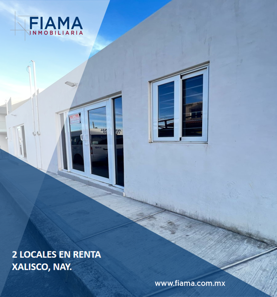 2 LOCALES EN RENTA, XALISCO, NAYARIT. (E)