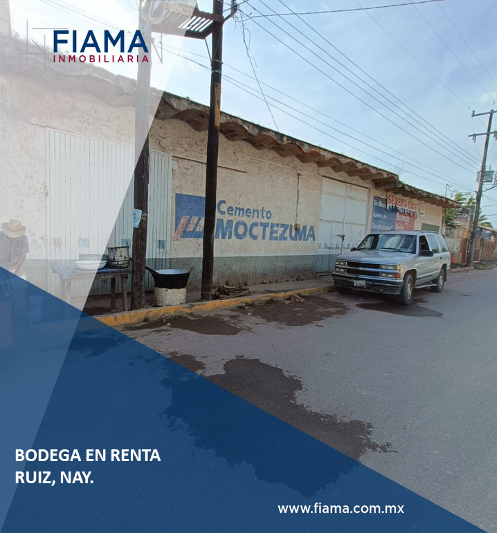 Bodega en renta en Centro, Ruiz — foto 1 de 8