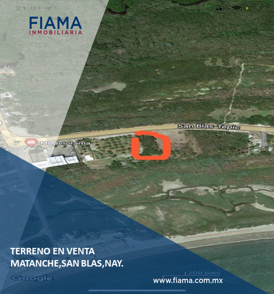 TERRENO EN VENTA MATANCHEN, SAN BLAS, NAY. (G)