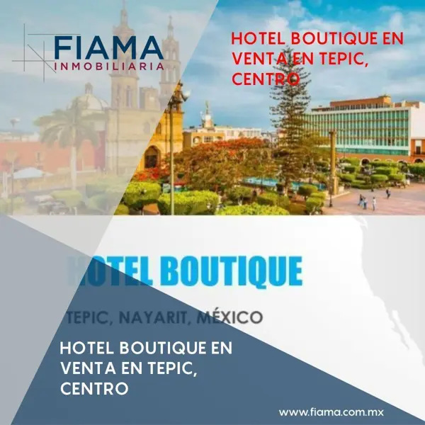 HOTEL BOUTIQUE EN VENTA EN EL CENTRO DE TEPIC