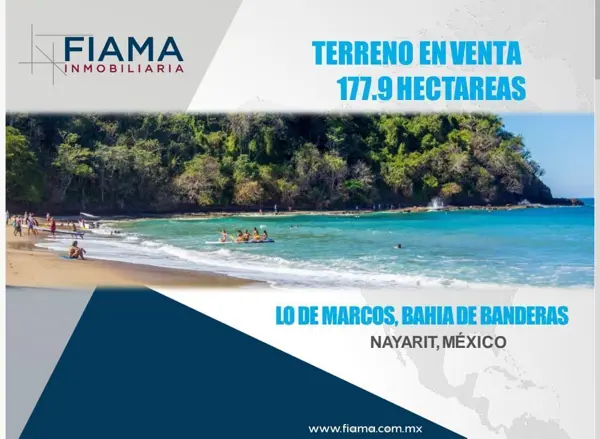 177 HECTAREAS EN VENTA EN PLAYA LO DE MARCOS Y PUNTA MONTERREY (FNA)