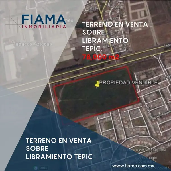Terreno en venta en Paseo del Valle Real, Tepic — foto 2 de 7