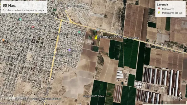 Terreno en venta en Las Carolinas, Matamoros — foto 2 de 2