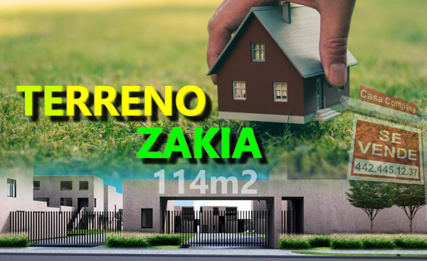 En Venta Terreno en Zakia de 114 m2, Para hacer tu nuevo hogar, Oportunidad !! En Venta Terreno en Zakia de 114 m2, Para hacer tu nuevo hogar, Oportunidad !!