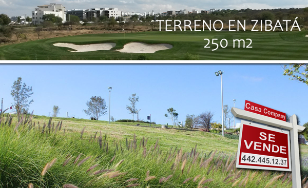 Se Vende Terreno en Zibata de 250 m2, Libre de Gravamen y de Oportunidad.-