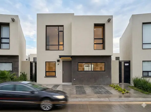 Se Vende Casa Entre El Refugio y Zibata, Estudio o 4ta Recamara en PB, 3.5 Baños
