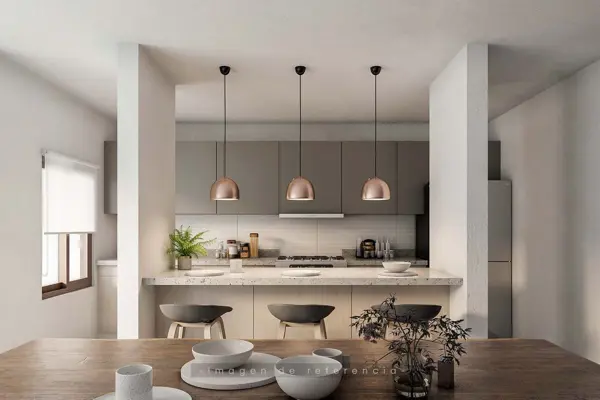 Venta de Departamentos Entre El Refugio y Zibata, 88.75 m2 y 36m2 de jardín Venta de Departamentos Entre El Refugio y Zibata, 88.75 m2 y 36m2 de jardín