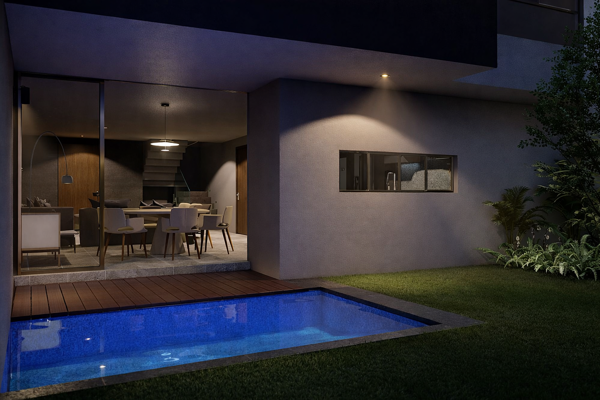 Estrena Casa en Juriquilla con Alberca Propia y 4 Recamaras una en PB, Lujo — foto 1 de 9